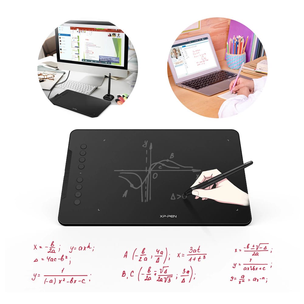 Mesa digitalizadora desenho para escrita em aulas remotas, escola virtual, cursos online e educação