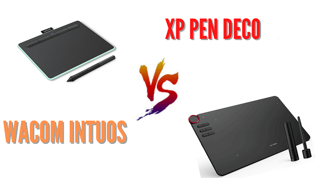 mesa digitalizadora Wacom Intuos Small VS XPPen Deco 03