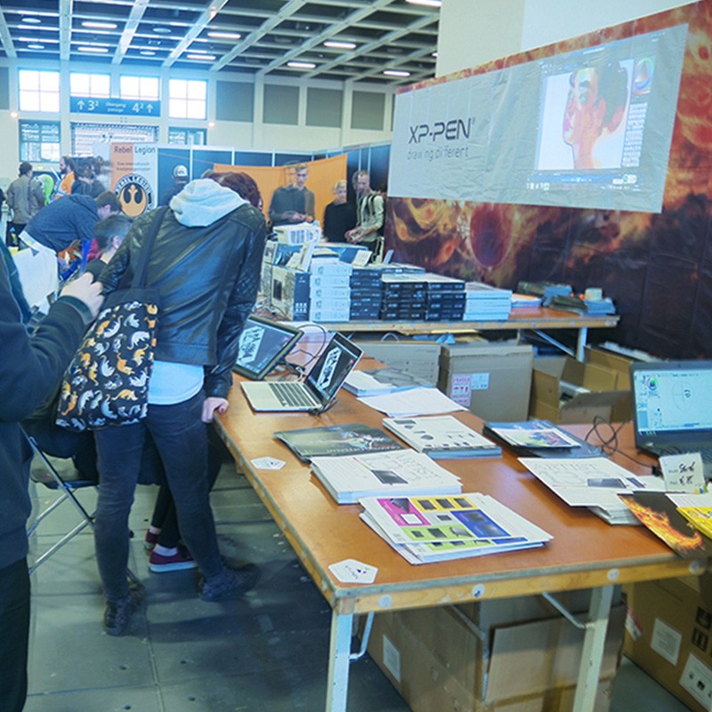 XP-PEN na Comic Con alemã 2017