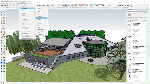 Sketchup  programa para projeto arquitetura