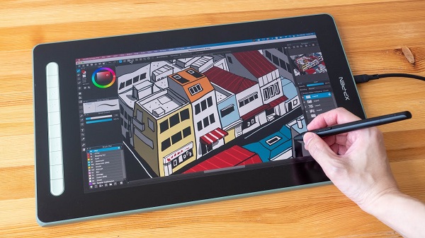 XPPen Artist 16 (2ª geração) display mesa digitalizadora para  projeto arquitetura