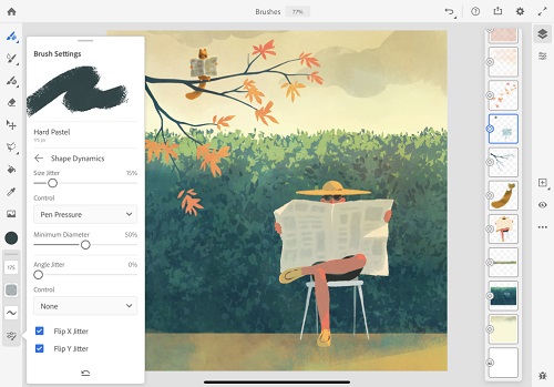 Adobe Fresco aplicativo de desenho digital