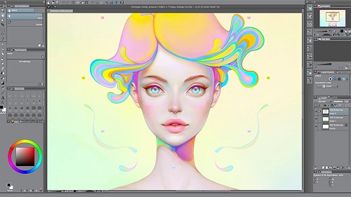Clip Studio Paint EX programa para desenho digital