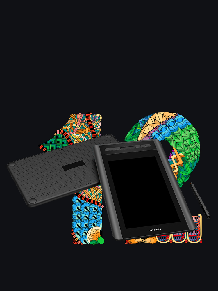 portátil mesa digitalizadora com tela XP-Pen Artist 12