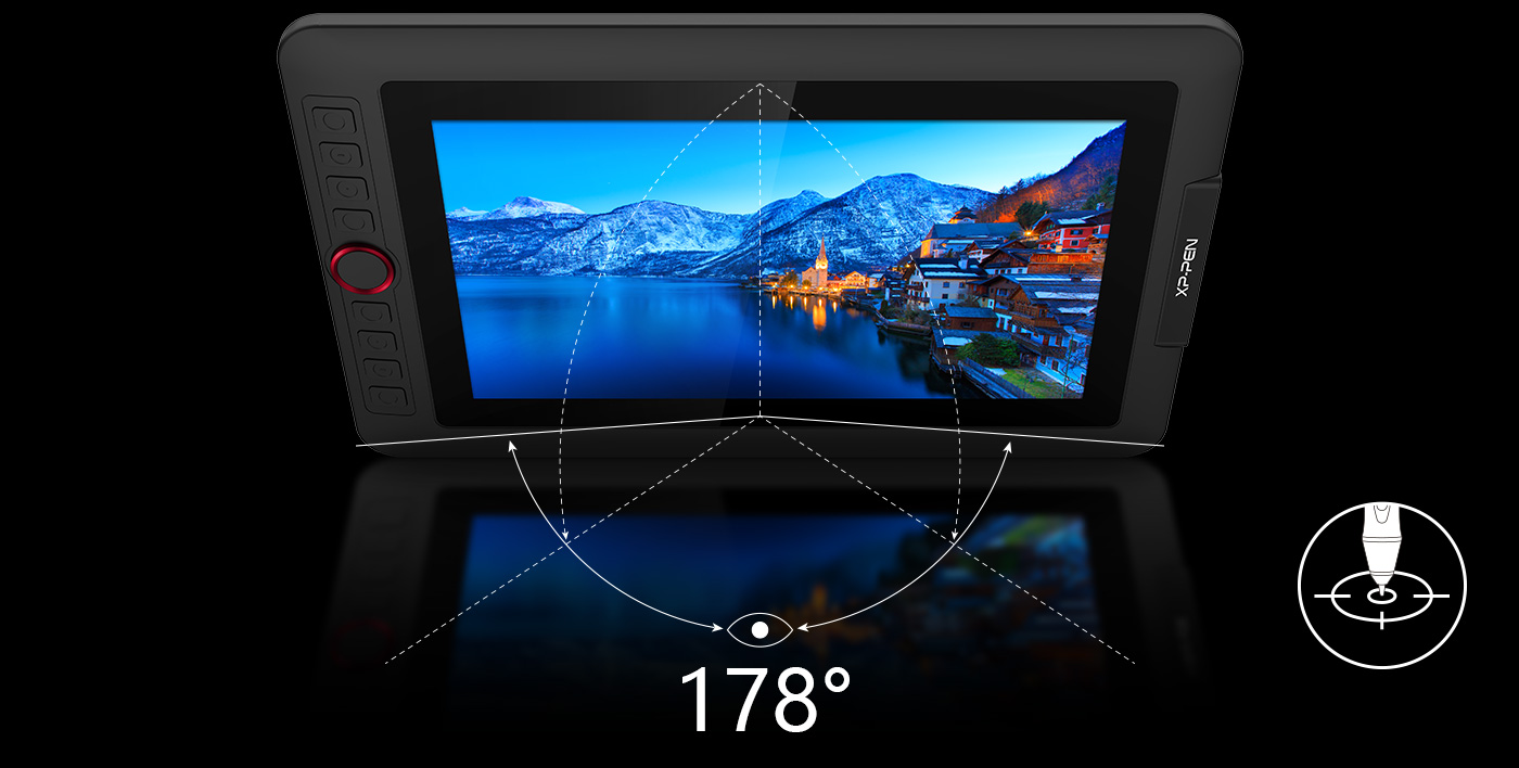 portátil tela digitalizadora XP-Pen Artist 12 Pro Adotando a tecnologia totalmente laminada