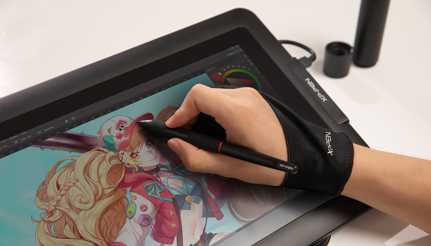 desenho e escrita com mesa digitalizadora com tela XP-Pen Artist 13.3 Pro