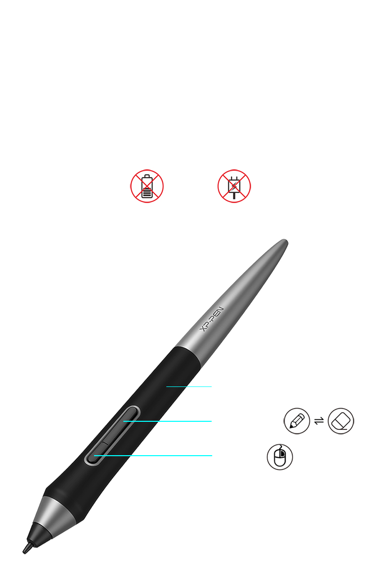 Caneta digital PA1 sem bateria de novo desenho