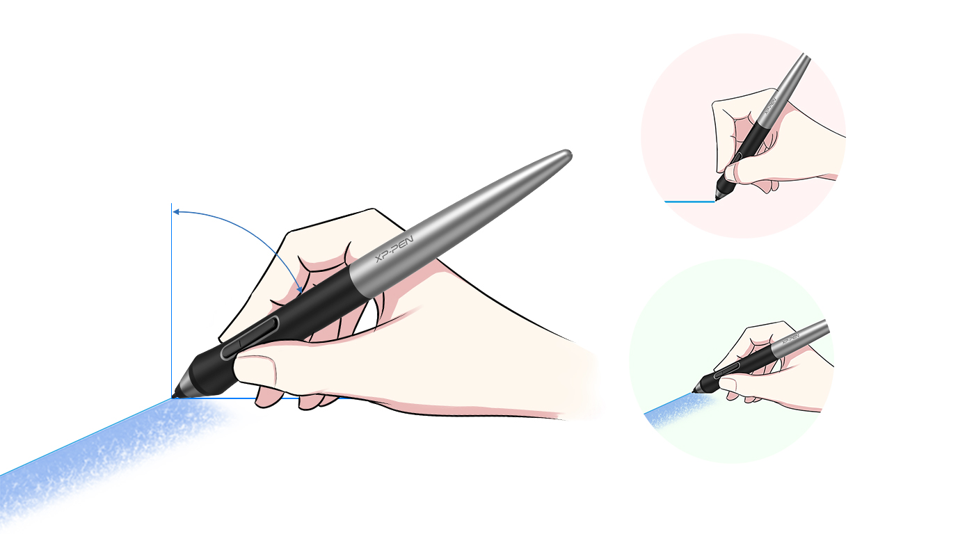 O Deco Pro da XP-PEN suporta 60 graus de função de inclinação