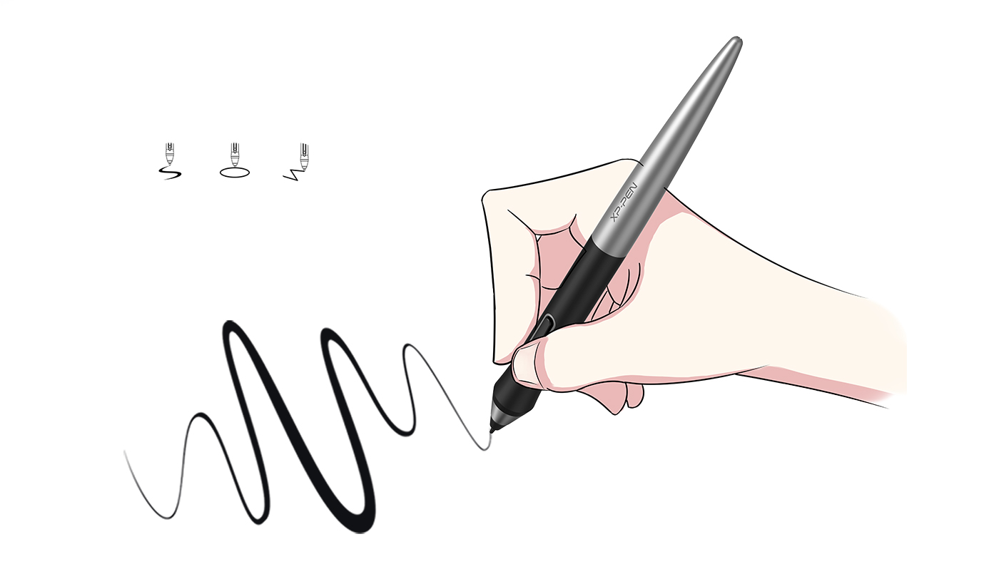 mesa de desenho digital profissional XP-Pen Deco Pro Com 8.192 níveis de sensibilidade de pressão