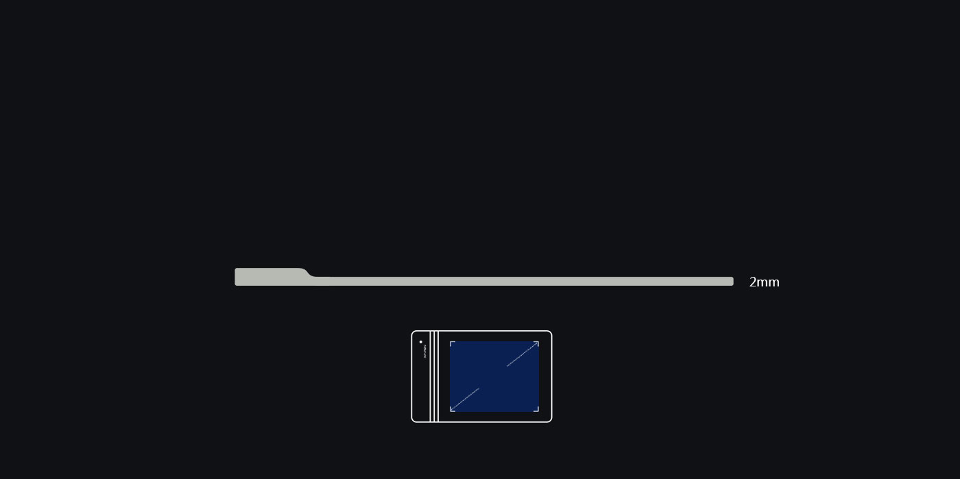  mesa digitalizadora XP-PEN Star G430S Uma área ativa de 4x3 ”, com apenas 2 mm de espessura