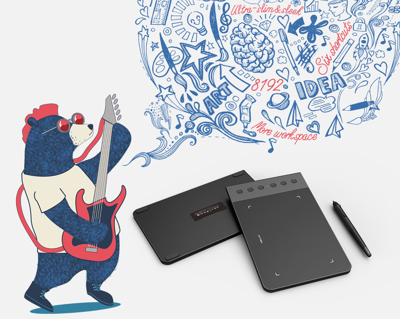mesa digitalizadora de desenho digital XP-PEN Star G640S