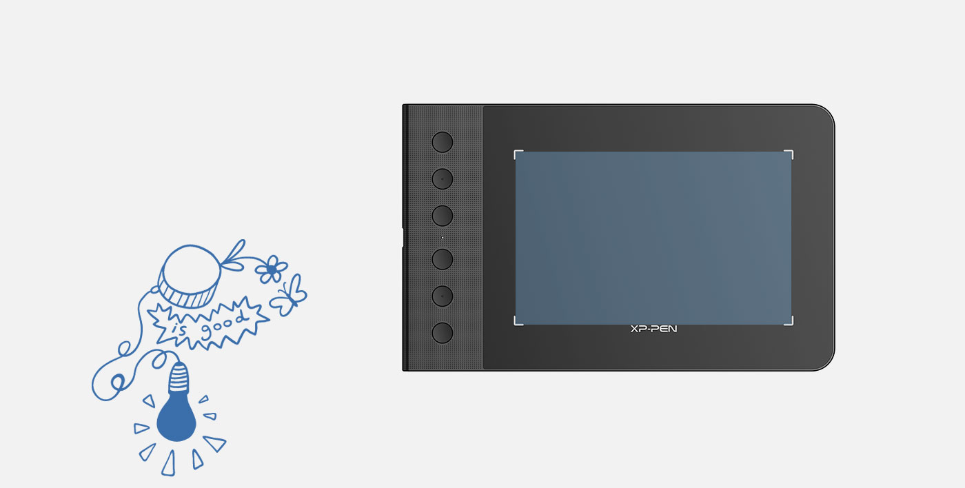 mesa digitalizadora XP-PEN Star G640S Com 6,5 * 4 polegadas de espaço no slide