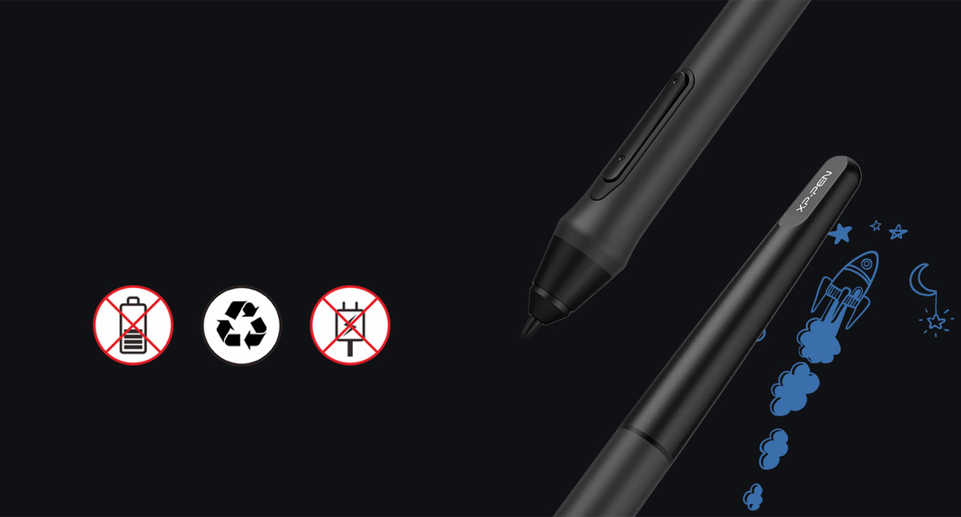 mesa digitalizadora XP-PEN Star G640S Com caneta digital