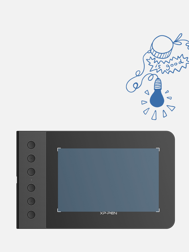 mesa digitalizadora XP-PEN Star G640S Com 6,5 * 4 polegadas de espaço no slide